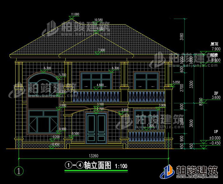 正立面图